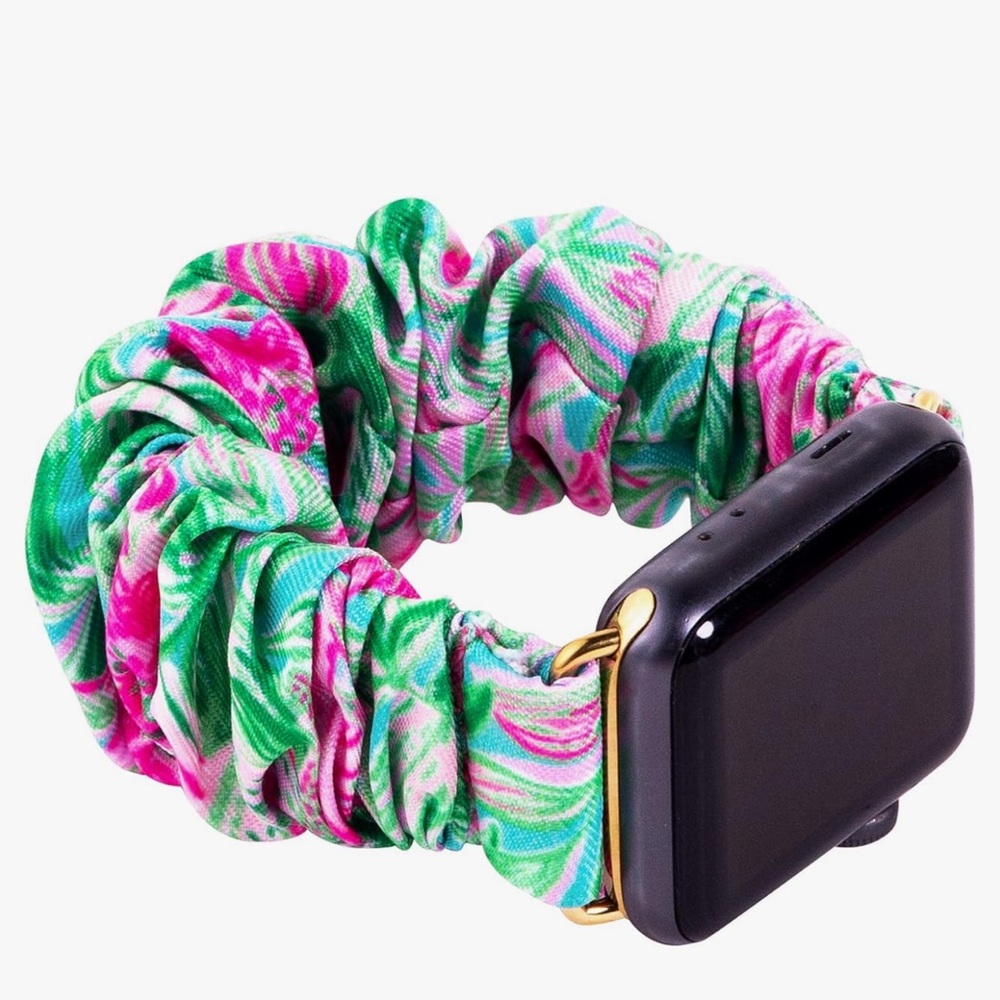 LILLY PULITZER SCRUNCHIE APPLE WATCH BAND (COMING IN HOT)